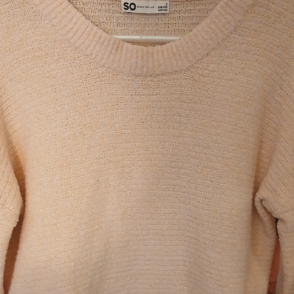 SO Women's Soft Beige Sweater
